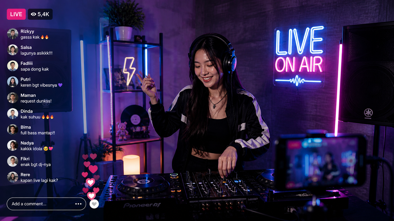 DJ performance